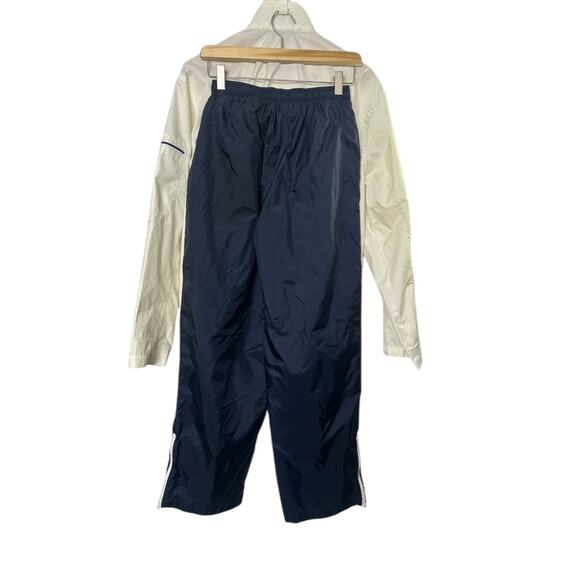 Vintage Nike Windbreaker Jacket & Pants Tracksuit Windsuit White Blue M 8/10 - Picture 8 of 13